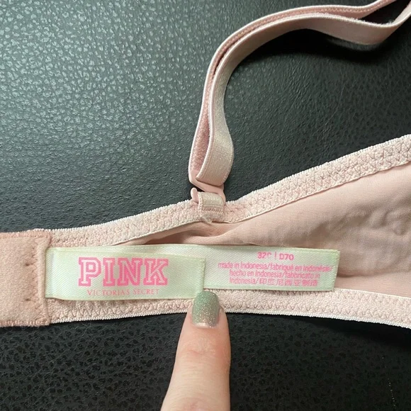 Pink PINK Victoria’s Secret Wear Everywhere Push Up Bra 32C - Picture 4 of 4